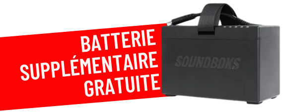 SOUNDBOKS promotion batterie offerte